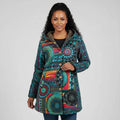 Brenna - Hooded Button Front Jacket