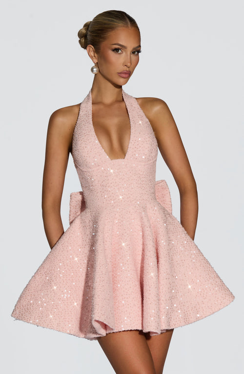 Calloway - Sequin Tweed Mini Dress