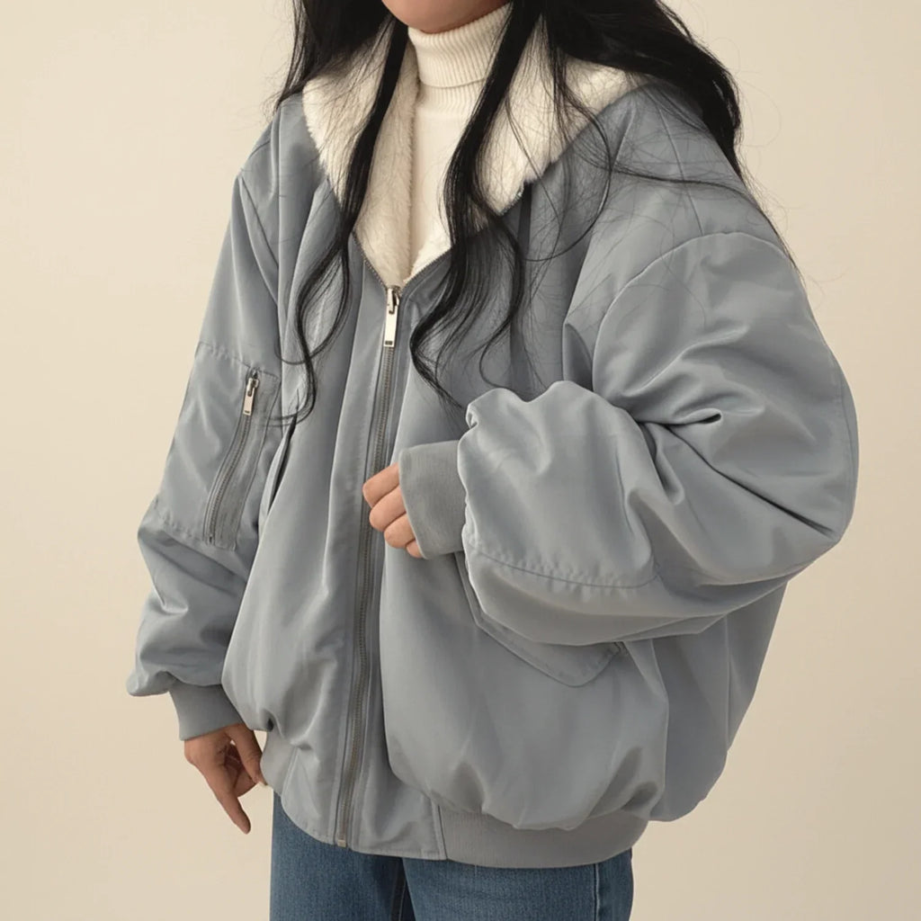 Fenwick - Fur Hood Bomber Jacket