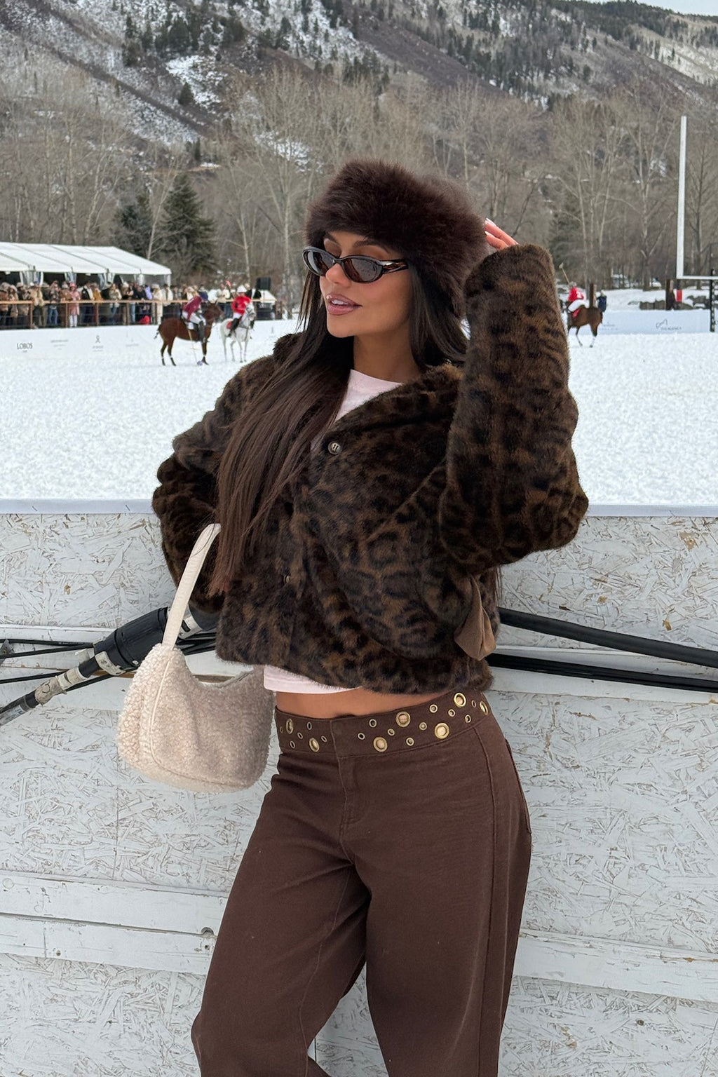 Bramley - Leopard Faux Fur Jacket
