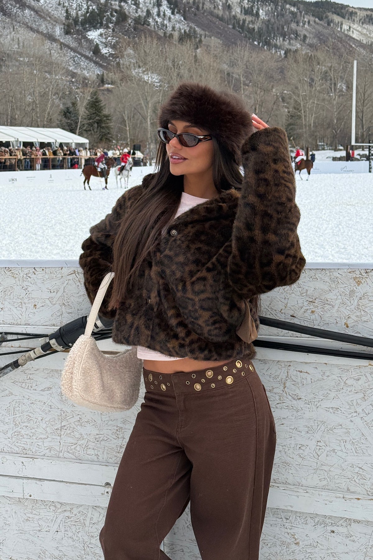 Bramley - Leopard Faux Fur Jacket