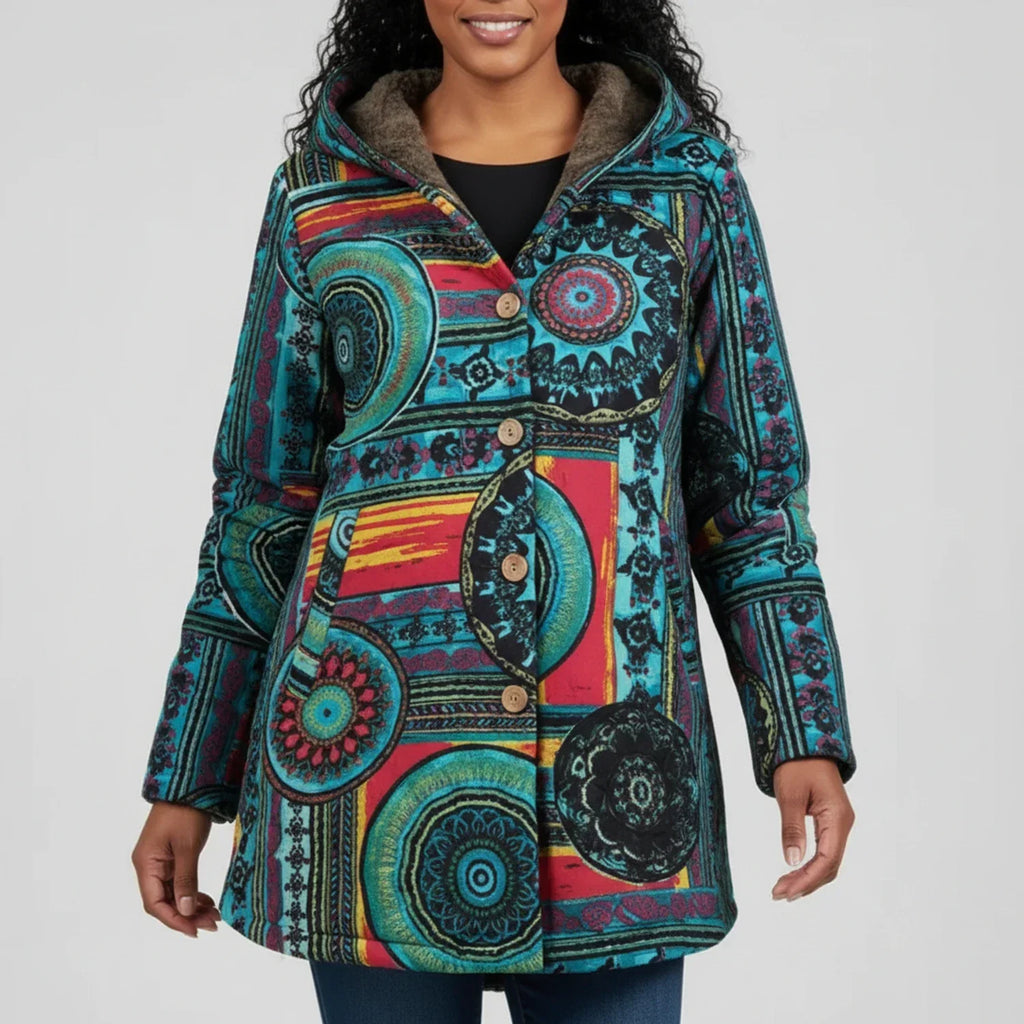 Brenna - Hooded Button Front Jacket