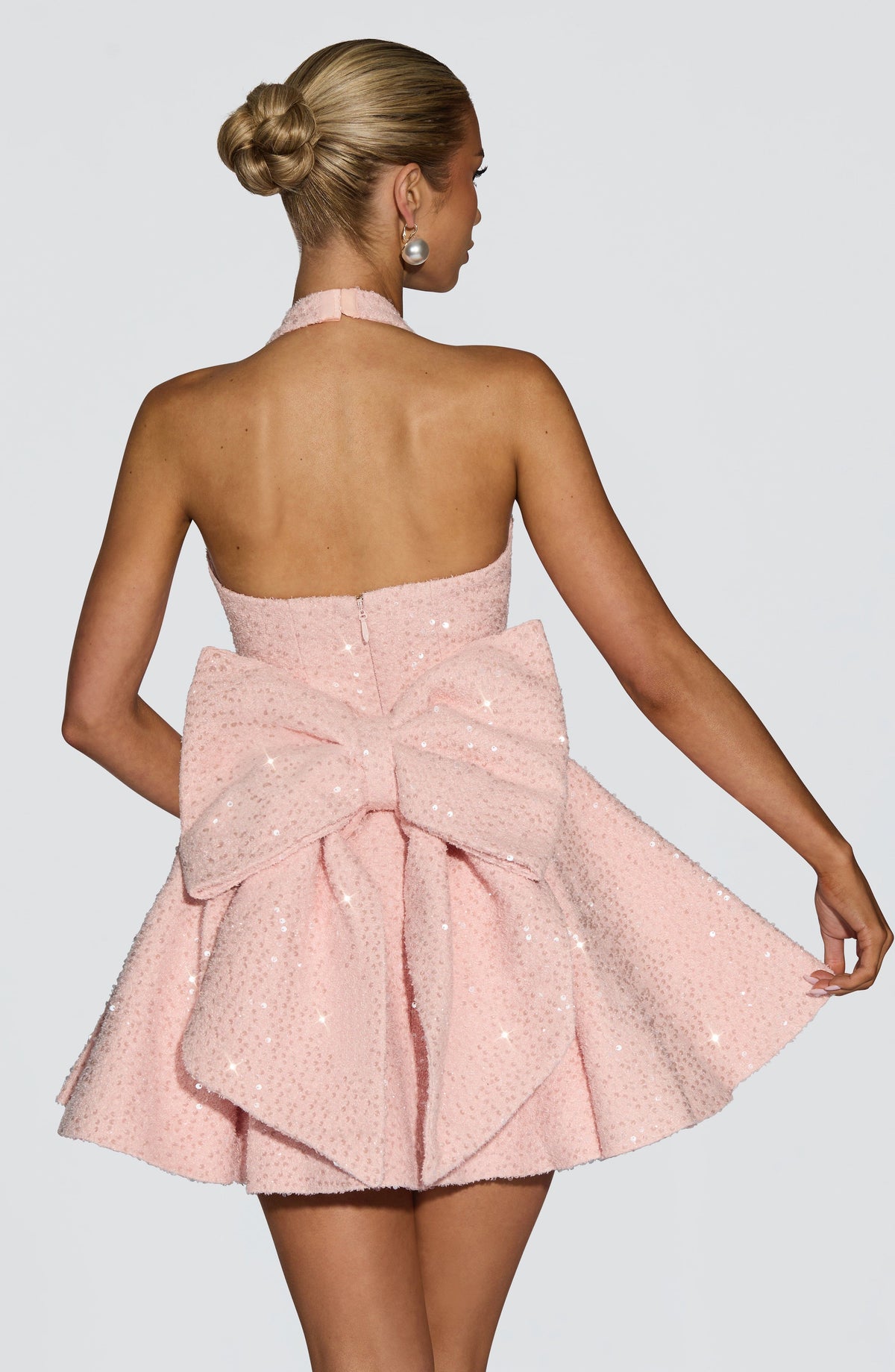 Calloway - Sequin Tweed Mini Dress