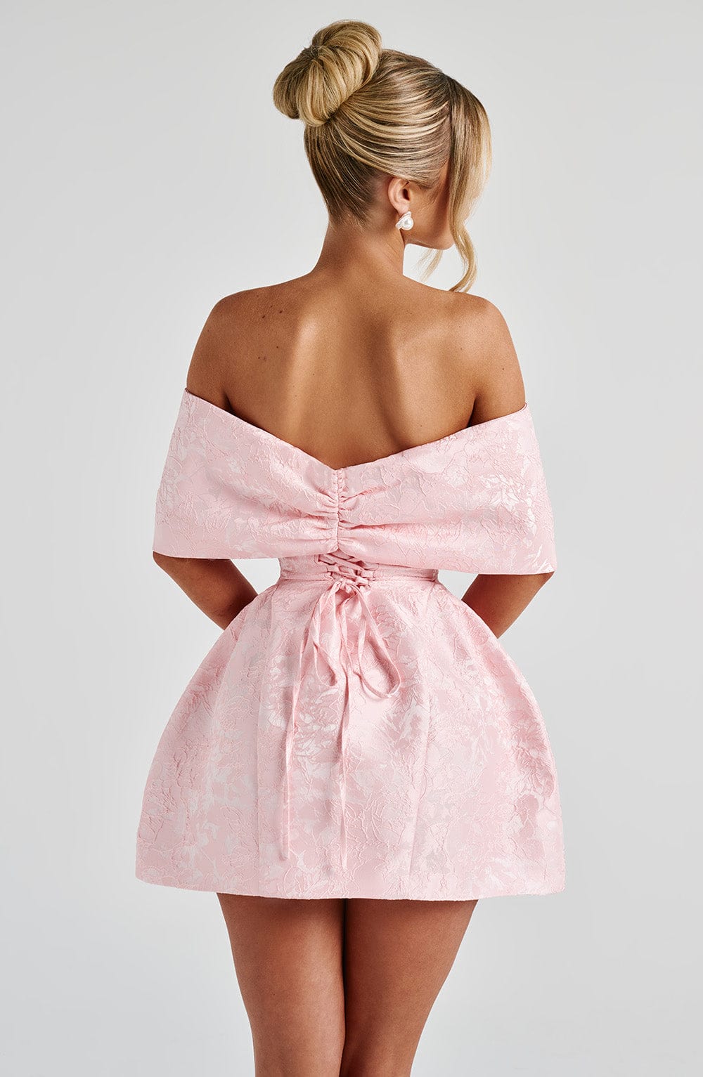 Ottavia - Floral Jacquard Mini Dress