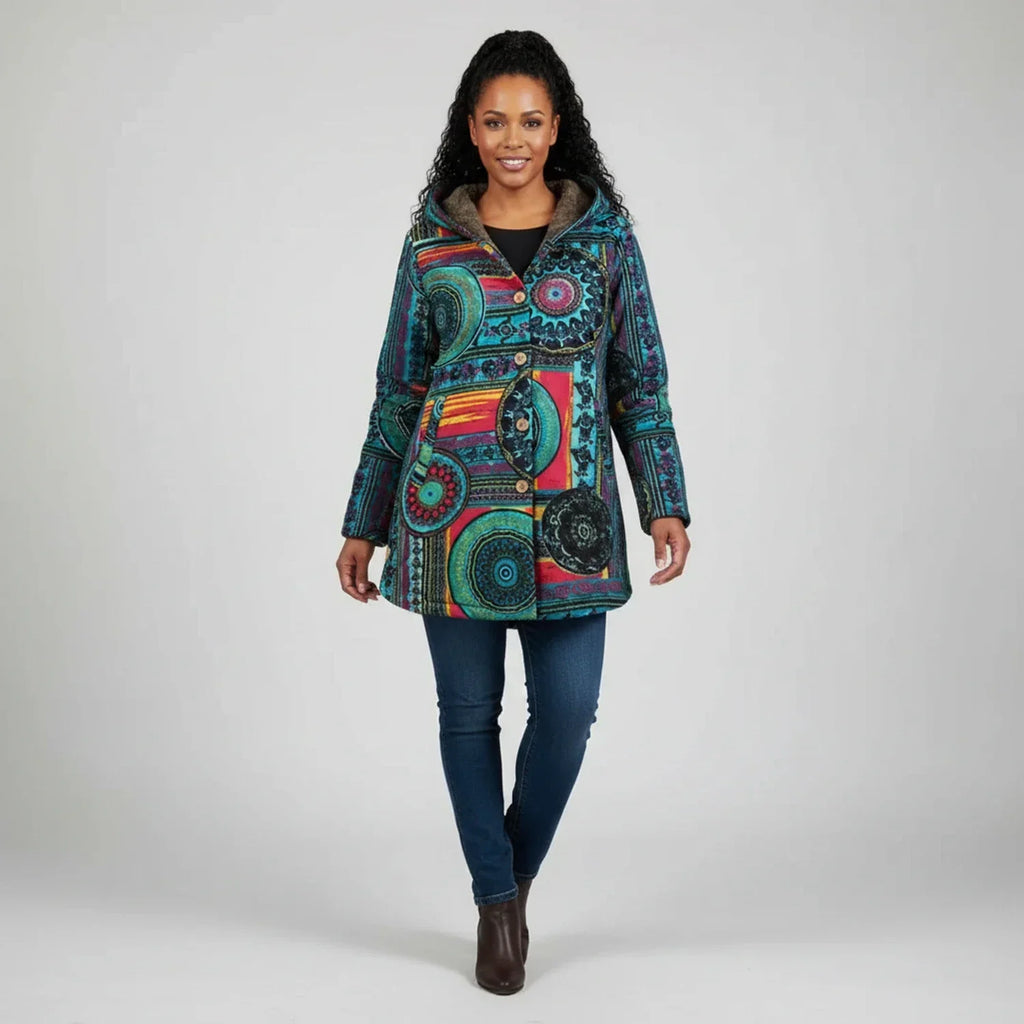 Brenna - Hooded Button Front Jacket
