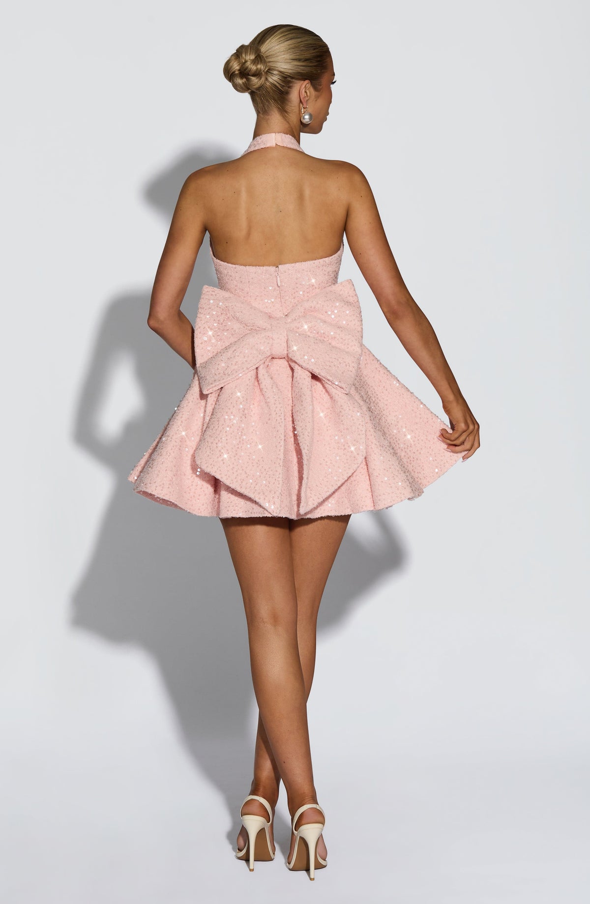 Calloway - Sequin Tweed Mini Dress