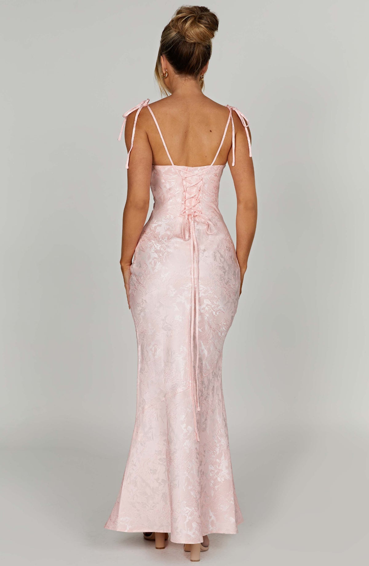 Elwyn - Floral Jacquard Maxi Dress